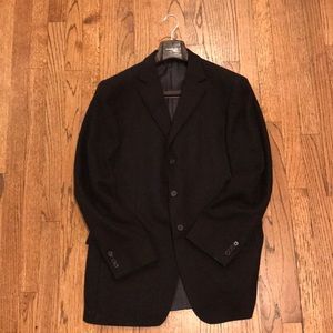 Size 42 R (US) Zegna dark brown CAMEL sport coat